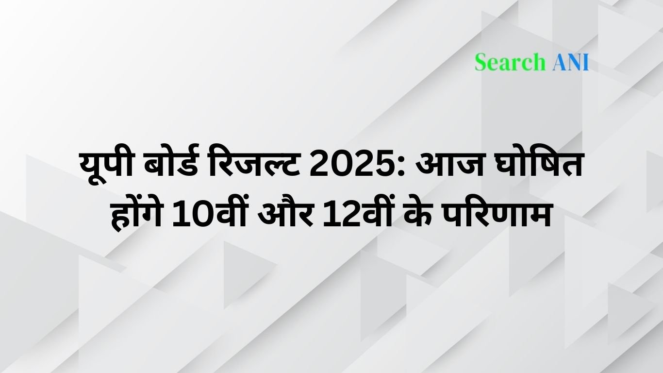 UP Board Result 2025